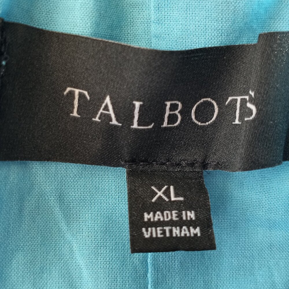 'Talbots' Floral Cotton Skirt Size XL - Picture 3 of 14